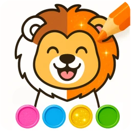 Coloring game for kids 아이콘