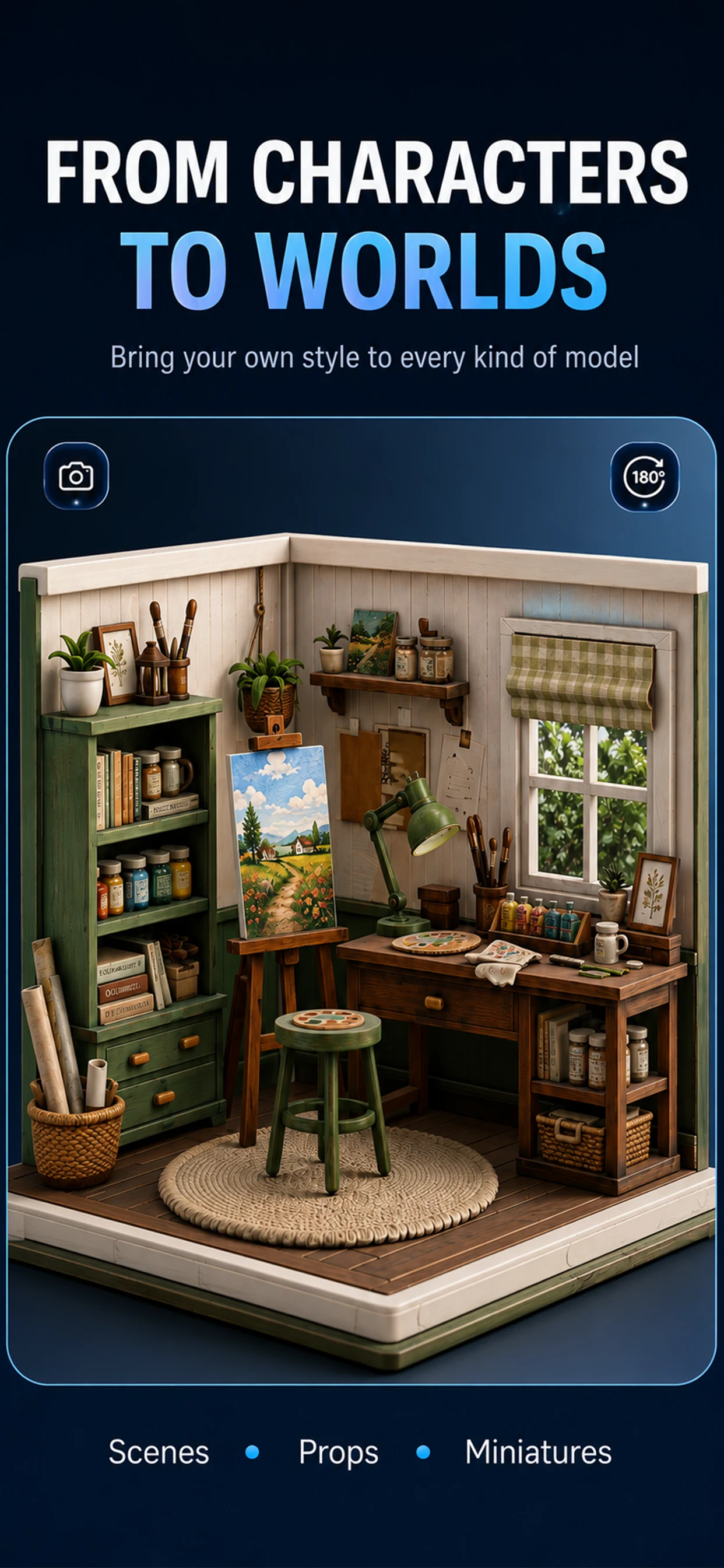 ColorMinis: 3D Painting Studio screenshot